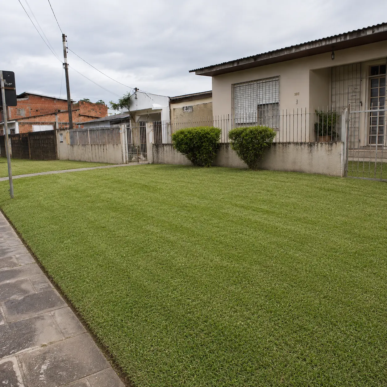 Depois do corte residencial